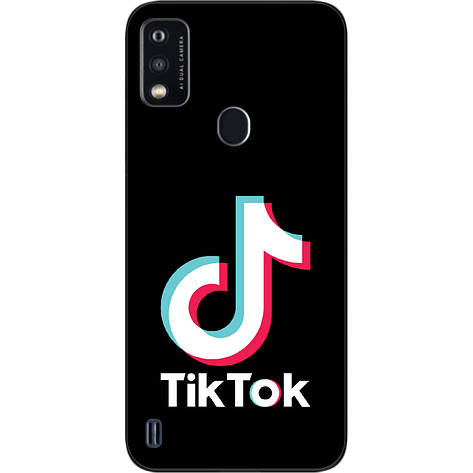 Силіконовий чохол для ZTE Blade A51 з картинкою Tik Tok, фото 1