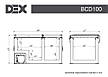 Автохолодильник-морозильник DEX BCD-100 100л Компресорний, фото 5