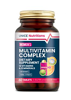 Мультивитаминный комплекс для женщин Unice Nutritions, 60 таблеток