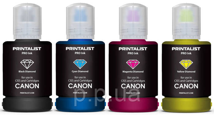 Чернила для Canon PIXMA MP280 PRINTALIST UNI B/C/M/Y 4х140г PL-INK ...