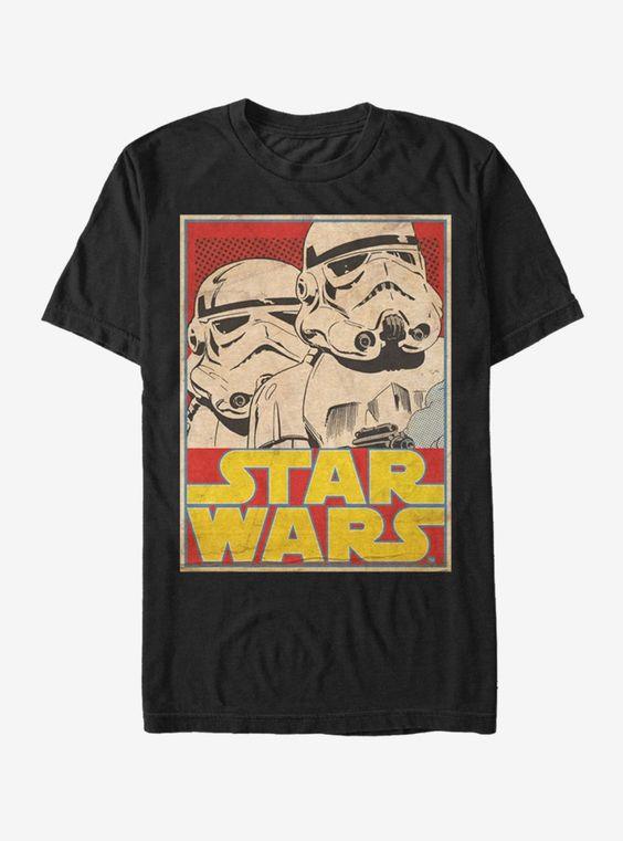 Футболка чорна LOYS фильми Star Wars Stormtrooper Trading Card XS