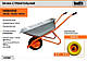 Тачка будівельна Budfix WB6404D 90/170л 160кг, фото 3