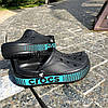 Сабо Crocs Bayaband Clog 40-41 р 25.8-26.7 см Чорні 205089-001-M8/W10 Logo Motion Black, фото 4