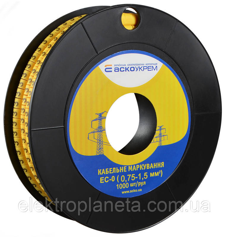 Маркування EC-0 0,75-1,5 кв.мм2 "3" A0150080024, фото 1