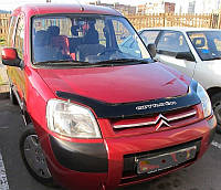 Дефлектор на капот (мухобойки) Citroen Berlingo 2002-2009