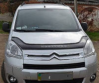 Дефлектор на капот (мухобойки) Citroen Berlingo 2008-