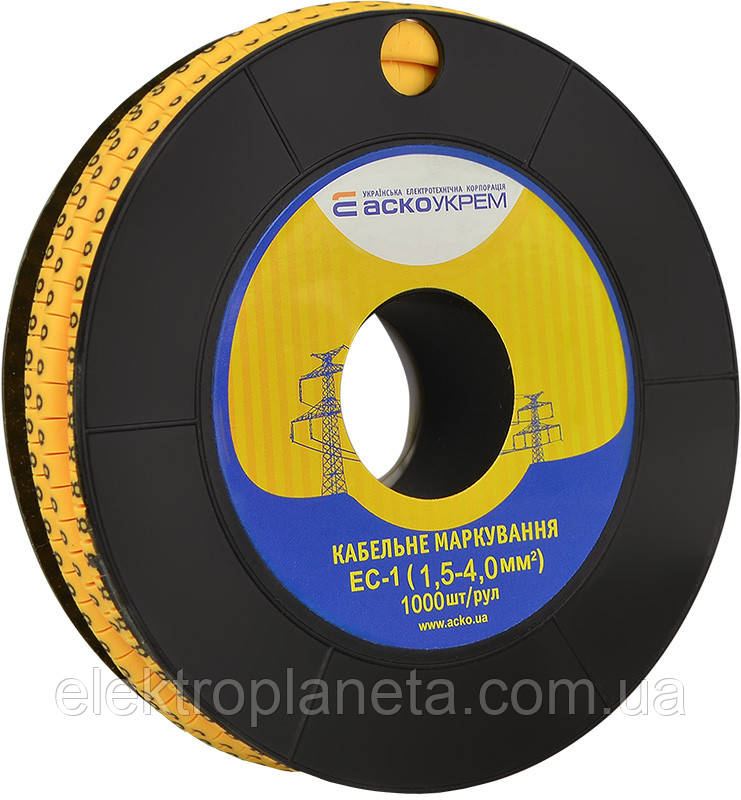 Маркування EC-1 1,5-4,0 кв.мм2 "8" A0150080045, фото 1