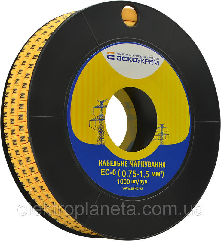 Маркування EC-0 0,75-1,5 кв.мм2 "N" A0150080054, фото 1
