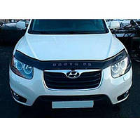 Дефлектор на капот (мухобойка) Hyundai Santa Fe 2007-2012