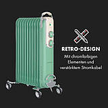 Масляний радіатор Thermaxx Retroheat Klarstein Німеччина 2500 вт, фото 9