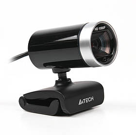 Вебкамера Full-HD, USB 2.0, вбудований мікрофон A4Tech PK-910H (Silver+Black) — MegaLavka