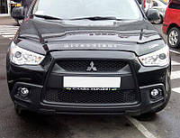 Дефлектор на капот (мухобойки) Mitsubishi ASX 2010-