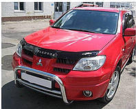 Дефлектор на капот (мухобойки) Mitsubishi Outlander 2001-2007