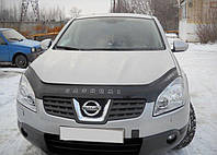 Дефлектор на капот (мухобойки) Nissan Qashqai 2006-2009