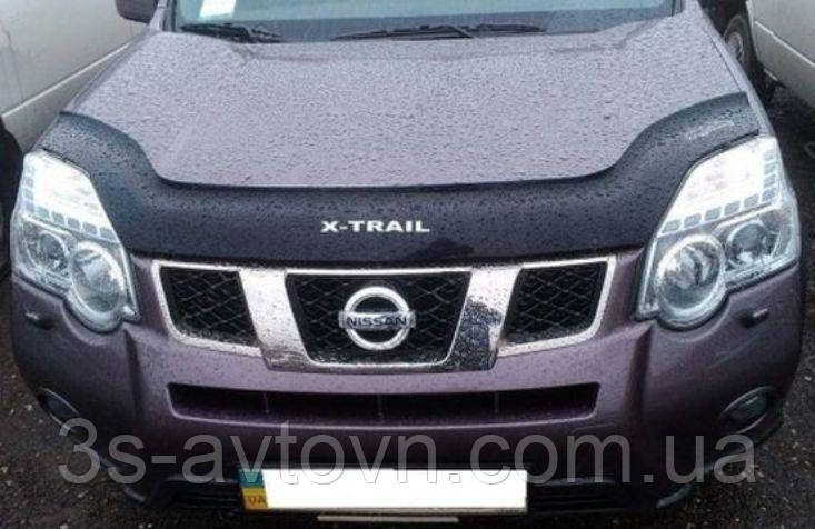 Дефлектор на капот (мухобойки) Nissan X-Trail (T31) 2007-2014