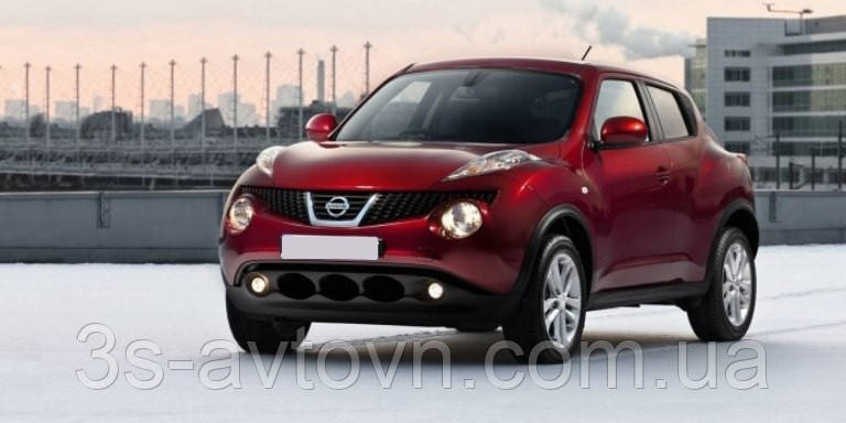 Дефлектор на капот (мухобойки) Nissan Juke 2010-