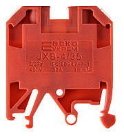 Клеммник наборной на дин-рейку JXB 4/35 красный A0130010034