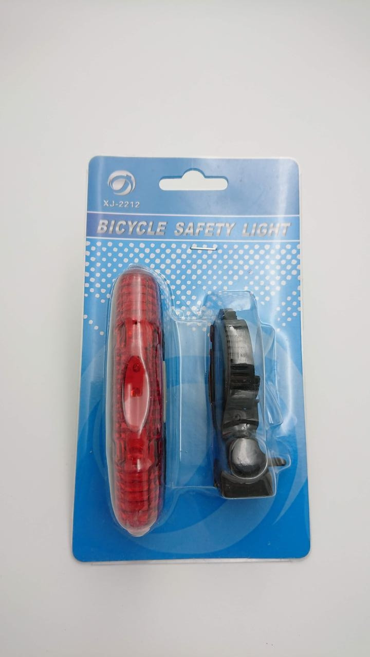 Велосипедна Фара задня, стоп, мигалка 5 LED XJ-2212, фото 1