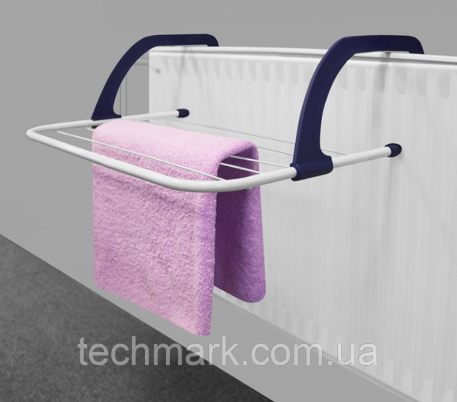 Навісна сушарка для одягу і білизни вішалка Clothes Dry Shelf з кріпленням на батарею