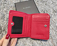 Стильный компактный женский кошелёк из натуральной кожи Helen Verde 091
