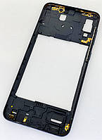Рамка корпусу Samsung A205F Galaxy A20 2019, чорна