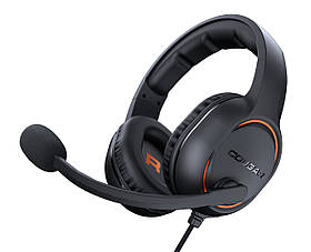 Ігрова гарнітура, 50 мм драйвери, мікрофон із шумозаглушенням, 2x3,5 jack Cougar HX330 Orange — MegaLavka
