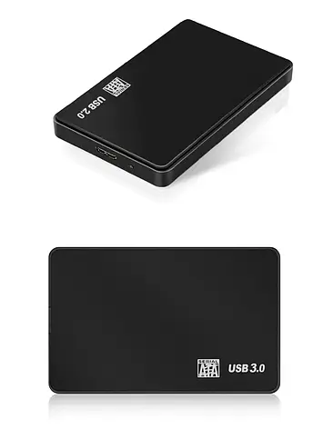 Карман зовнішній TISHRIC для 2.5 жорсткого диска SSD/HDD, SATA, USB 2.0, фото 1