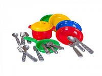 Набор игрушечной посуды ТехноК Маринка-10 18 предметов 1646