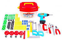 Детский набор инструментов в чемоданчике ТехноК 94 предмета 4395