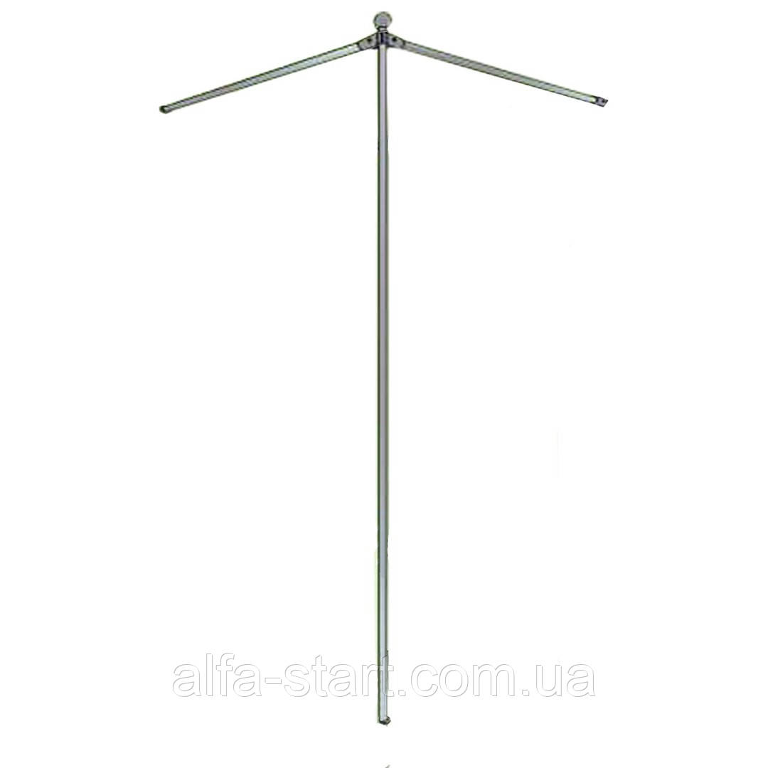 Кутова приміркова кабінка 200/100 см у магазин