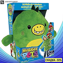 М'яка іграшка толстовка 2 в 1 Huggle pets, Дитячий плед толстовка халат з капюшоном і рукавами, худі-іграшка, фото 6