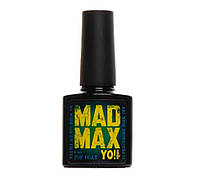 Топ для гель-лака без липкого слоя с UV фильтром YO NAILS MAD MAX TOP COAT, 8 МЛ