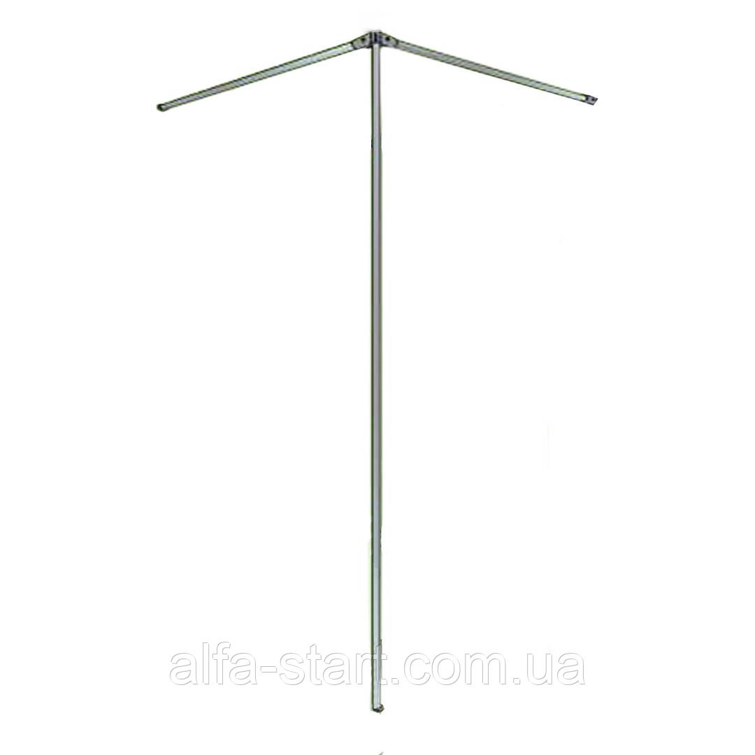 Приміркова кутова кабінка 200/100 см у магазин одягу