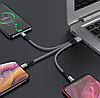 Універсальний кабель HOCO X47 3in1 на Micro-usb, Lightning, Type-C (0.25m) (3 кольори), фото 6
