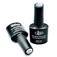 Каучуковый топ для гель лака QBD без липкого слоя (No-Wipe Top coat) 10 мл