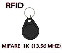 Tecsar NFC таблетка (ЧЕРНЫЙ) брелок RFID 13.56mhz Mifare 1k 13.56 MHz ISO14443А контроль доступа терминал