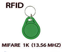 Tecsar NFC таблетка (ЗЕЛЕНЫЙ) брелок RFID 13.56mhz Mifare 1k 13.56 MHz ISO14443А контроль доступа терминал