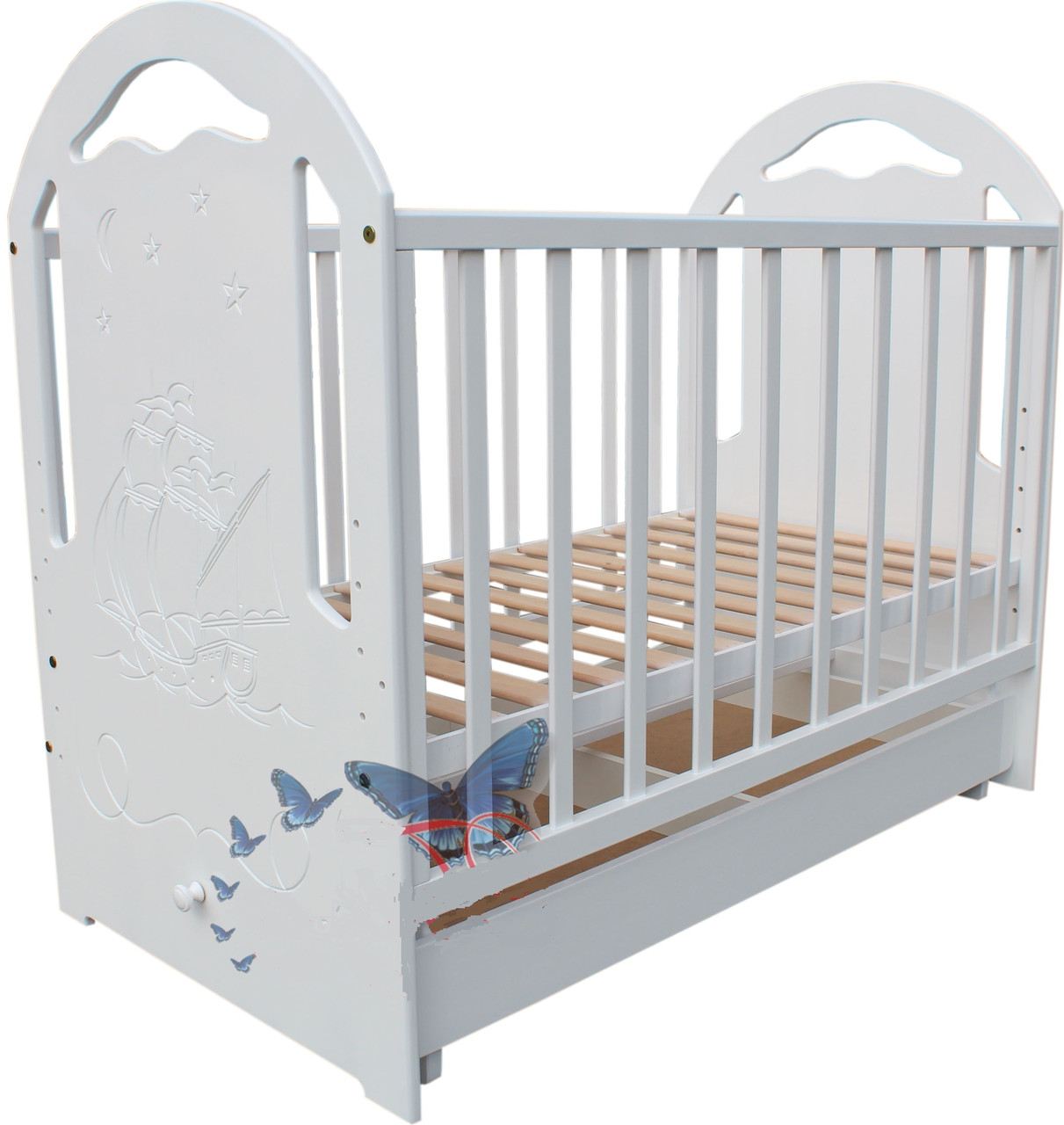 Дитяча кроватка дитяча Трія "Фрегат", фото 1