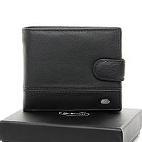 Чоловічий шкіряний гаманець, портмоне, гаманець Dr. BOND M9 1 чорний