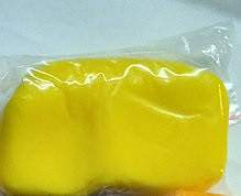 Мастика кондитерська цукрова маса Жовта 100 грам.