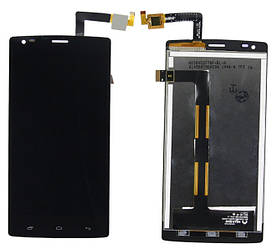 Дисплей для FLY Quad ERA Life 7 IQ4505, модуль у зборі (екран і сенсор), чорний, оригінал