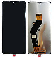 Дисплей для Tecno Pop 4 Pro (CB3), модуль (экран и сенсор), черный, оригинал