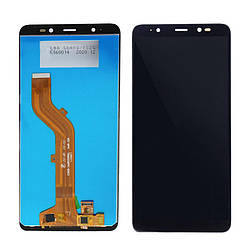 Дисплей для Tecno Pop 4 (BC2), модуль (екран і сенсор), чорний, оригінал