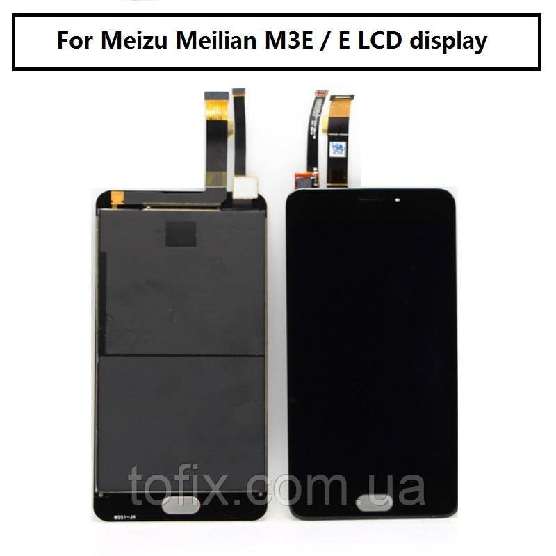 Модуль для Meizu M1e, M3e (A680), дисплей із сенсором і екраном, чорний, оригінал