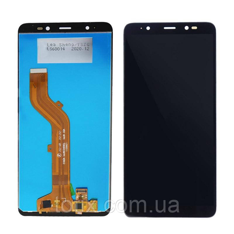 Дисплей для Tecno Pop 4 (BC2), модуль (екран і сенсор), чорний, оригінал