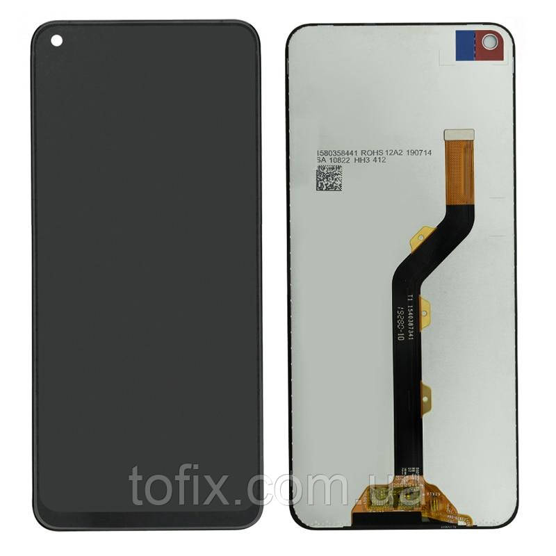 Дисплей для Tecno Camon 12 Air (CC6), модуль (екран і сенсор), чорний, оригінал