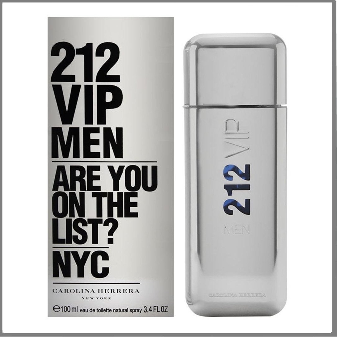 Carolina Herrera 212 VIP Men туалетна вода 100 ml. (Кароліна Еррера 212 Віп Мен), фото 1