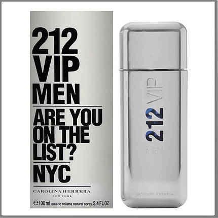 Carolina Herrera 212 VIP Men туалетна вода 100 ml. (Кароліна Еррера 212 Віп Мен), фото 2