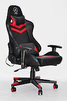 Крісло геймерське, комп'ютерне Avko Style AG70660 Red RGB підсвітка, фото 3