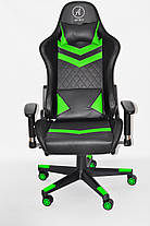 Крісло геймерське, комп'ютерне Avko Style AG70670 Green RGB підсвітка, фото 4